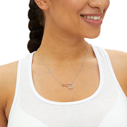 Be Mine - Infinity Circle Necklace - Gift Idea